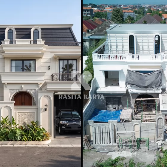 Membangun Rumah Classic Dari Desain Menjadi Bangunan Nyata