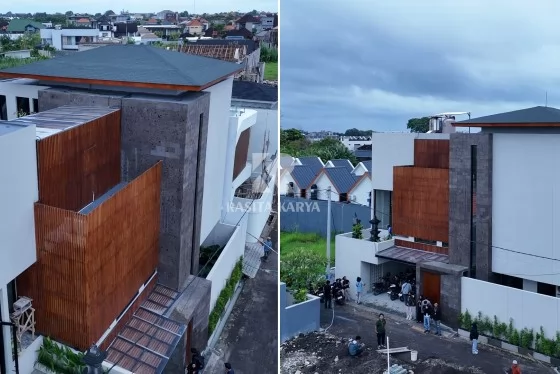 Rumah Modern Tropis 3 Lantai Seminyak